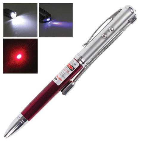 Указка лазерная, радиус 200 м, красный луч, LED фонарь, стилус, детектор купюр, ручка, TD-RP-36 236946 