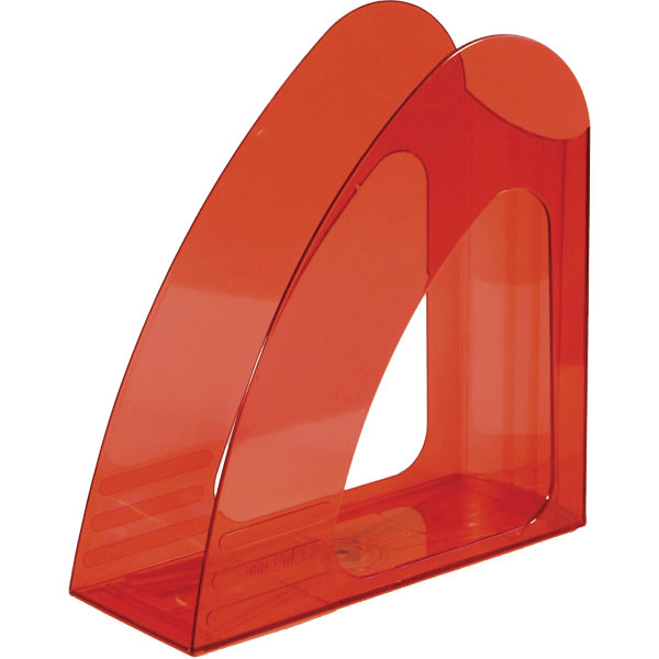 Вертикальный накопитель "deVENTE. Air Fluo" размер 9х24х24 см, полупрозрачный неоновый красный