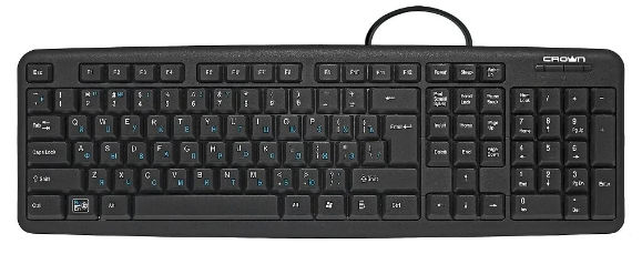 Клавиатура Crown CMK-F02B USB, чёрный