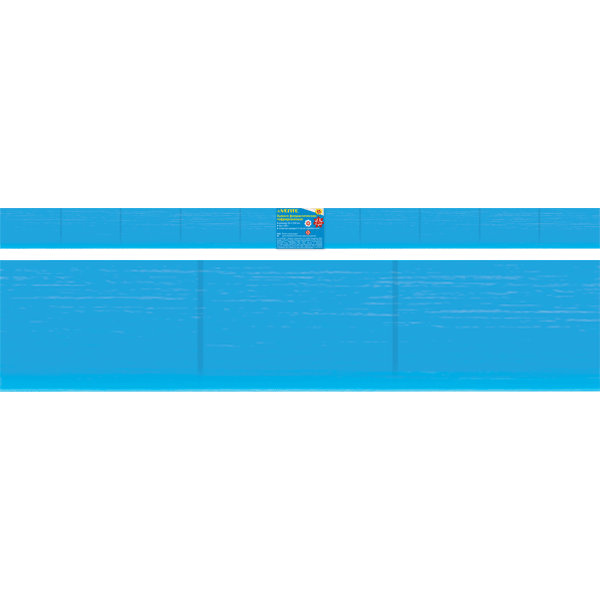 Бумага гофрированная (креповая) флористическая "Attomex" 140 г/м2, 50х250 см в рулоне, небесно-голуб