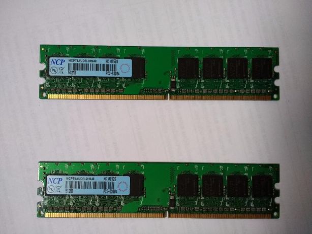 Оперативная память NCP DDR2 PC2-5300 512Мб (NCPT6AUDR-30M88) 