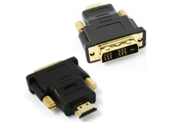 Переходник HDMI-DVI Cablexpert, 19M/19M, золотые разъемы (A-HDMI-DVI-1)