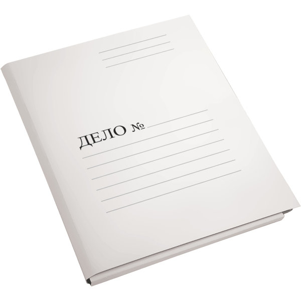 Папка-скоросшиватель Attomex A4 белый, 360г/м2, немелованный, картон