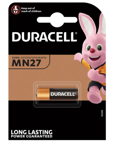 Батарейка MN27 Duracell Alkaline 12V (1BL) Сигналки