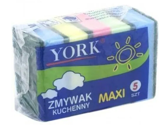 Губки для посуды "Йорк" MAXI 5шт.0000001712