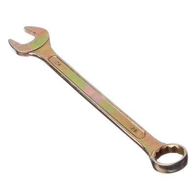 ЕРМАК Ключ рожково-накидной, 24мм, желтый цинк
