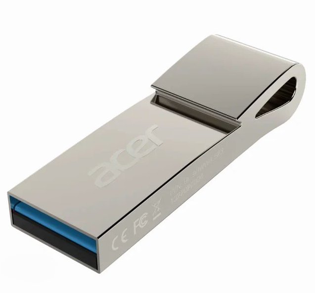 Память USB 3.0 8 GB Acer UF300 металл, серебристый (UF300-8G) (BL.9BWWA.515)