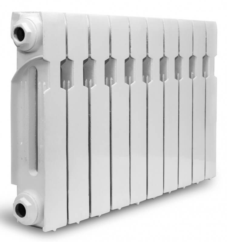 Радиатор KONNER Модерн-300 чугун (10секц) Гл.90мм,меж/сет.расст,300мм.раб.давл.1,2; тепл.мощ.120Вт