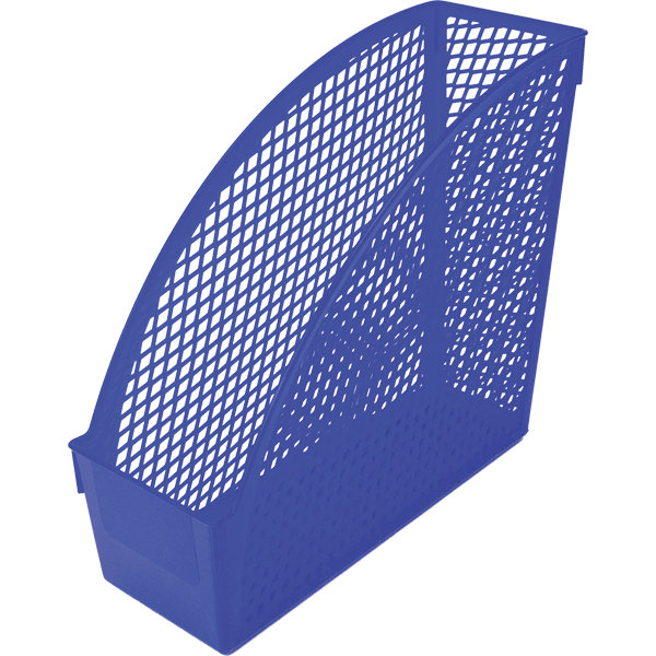 Вертикальный накопитель "deVENTE. Simple" размер 10х25х27 см, непрозрачный синий